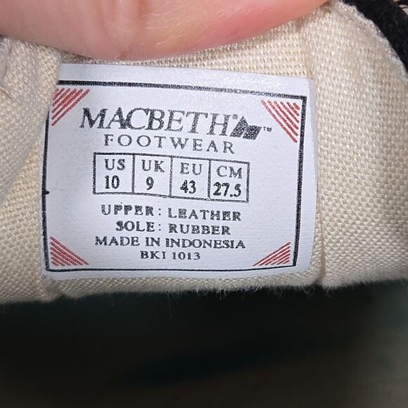 Macbeth x Switchfoot Men's Sz 10 Suede Black Y2K Skater Shoes Skate RARE - Picture 8 of 11